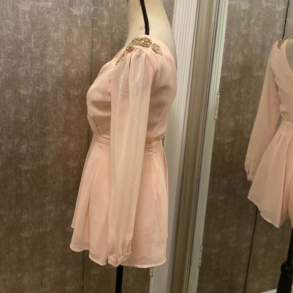 A'gaci Pink Embellished romper, S - Picture 6 of 9